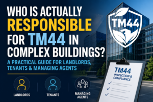 TM44 responsibility guide for complex commercial buildings, landlords, tenants and managing agents.
