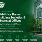TM44 air conditioning compliance for banks, building societies and financial offices in the UK