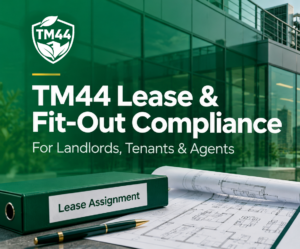 TM44 lease assignment and tenant fit-out compliance for commercial air conditioning systems